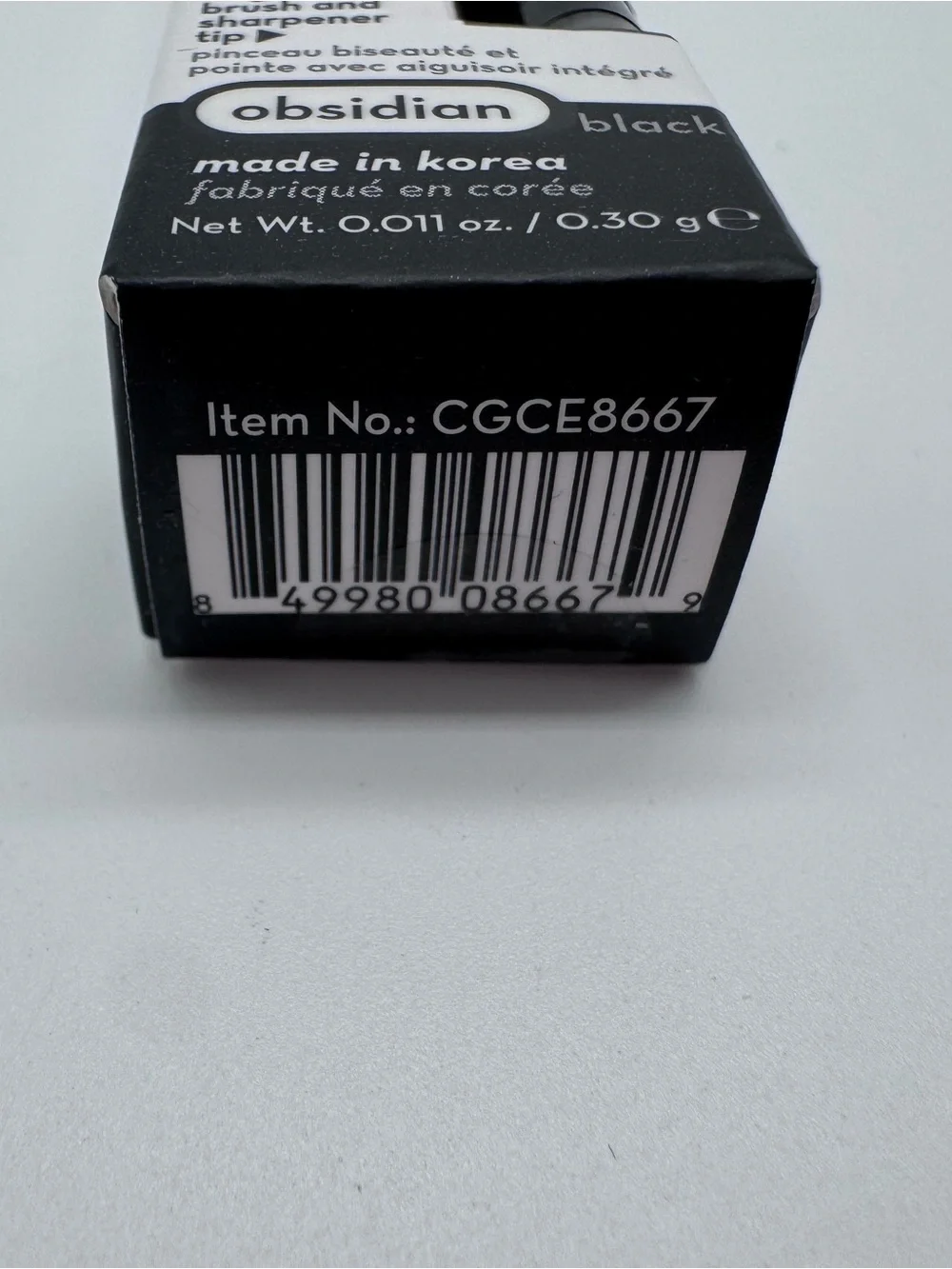 The Crème Shop 3-in-1 Chroma Gel Crème Eyeliner Obsidian Black Sealed